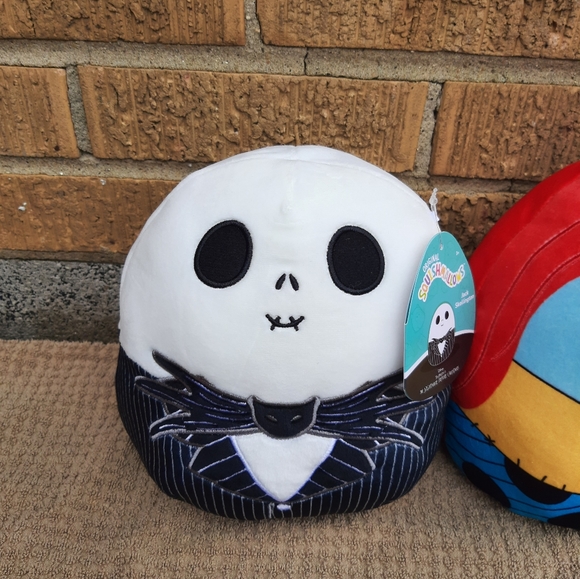 NWT Jack Skellington & Sally Nightmare Before Christmas Squishmallows Plush - Picture 3 of 7